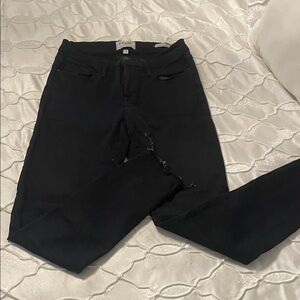 FRAME Black Skinny Jeans Le Skinny de Jeanne